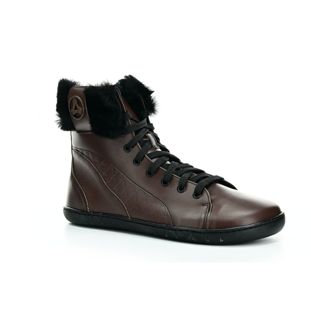 Antal Calida Brown Winterbarfußschuhe