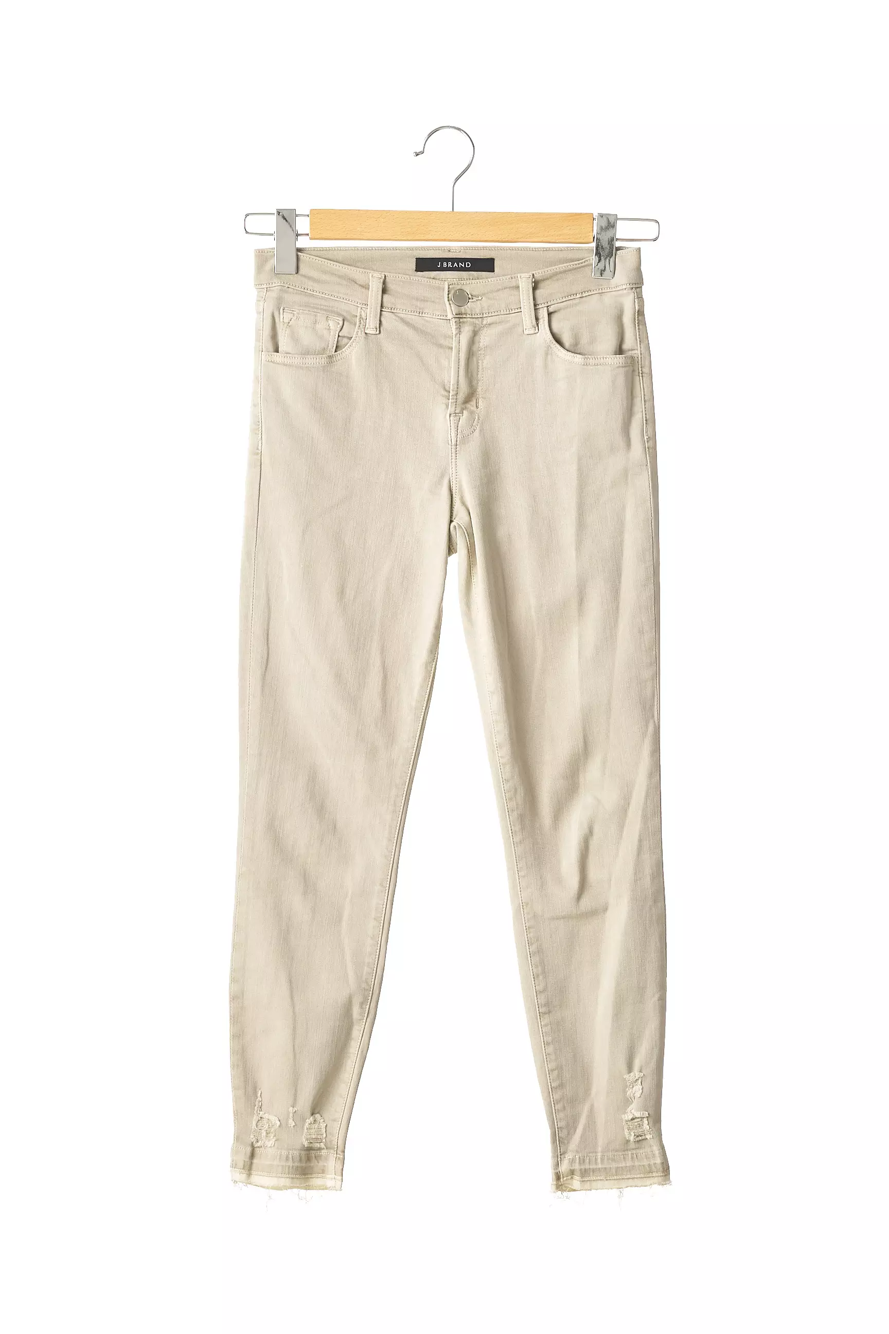 J Brand Pantalon7 8 Femme couleur vert