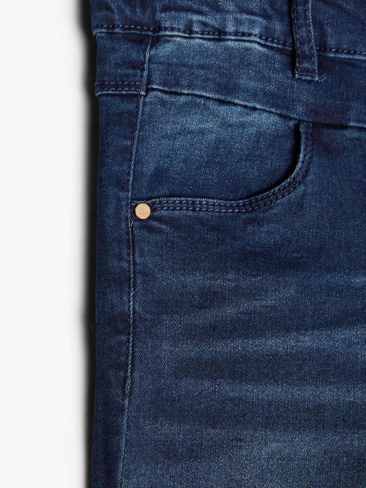 name it Mädchen Skinny Fit Stretch Jeans in Blau günstig kaufen