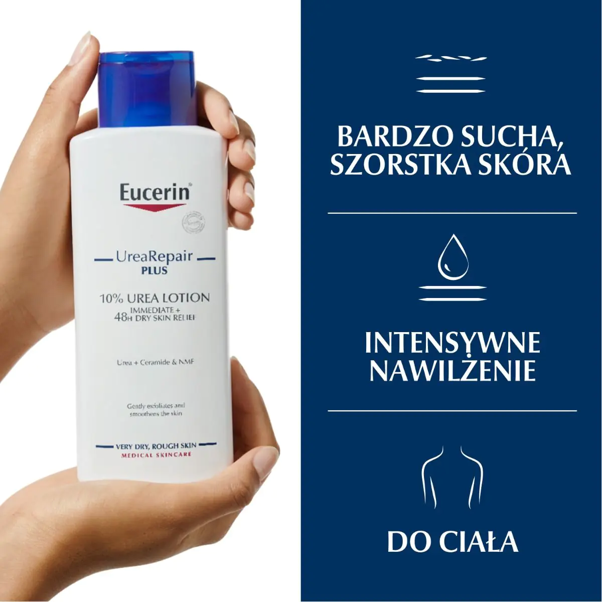 Eucerin Urearepair Plus emulsija su 10 % šlapalo