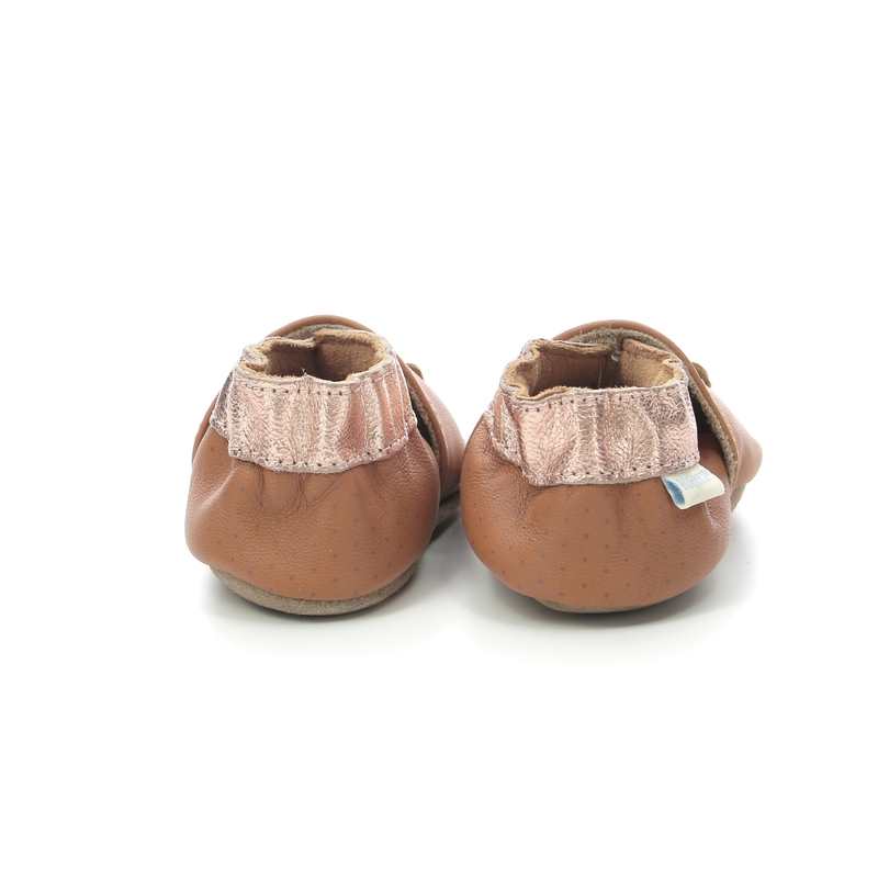 Chaussons cuir tannage vegetal Fly In The Wind
