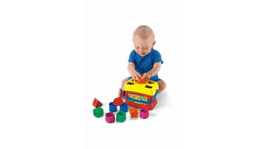 Fisher-Price Babys erste Bausteine, Motorikwürfel, Steckspiel, Bauklötze, Steckwürfel