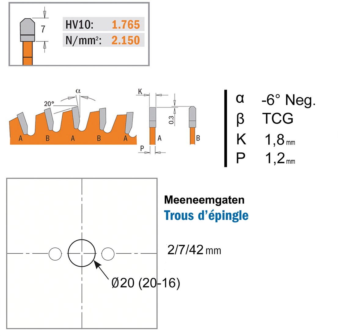 CMT 276.190.64M Tarcza tnąca ITK-Plus do materiałów nieżelaznych i kompozytowych 190 x 30(20/16) x 1,2 x 64T