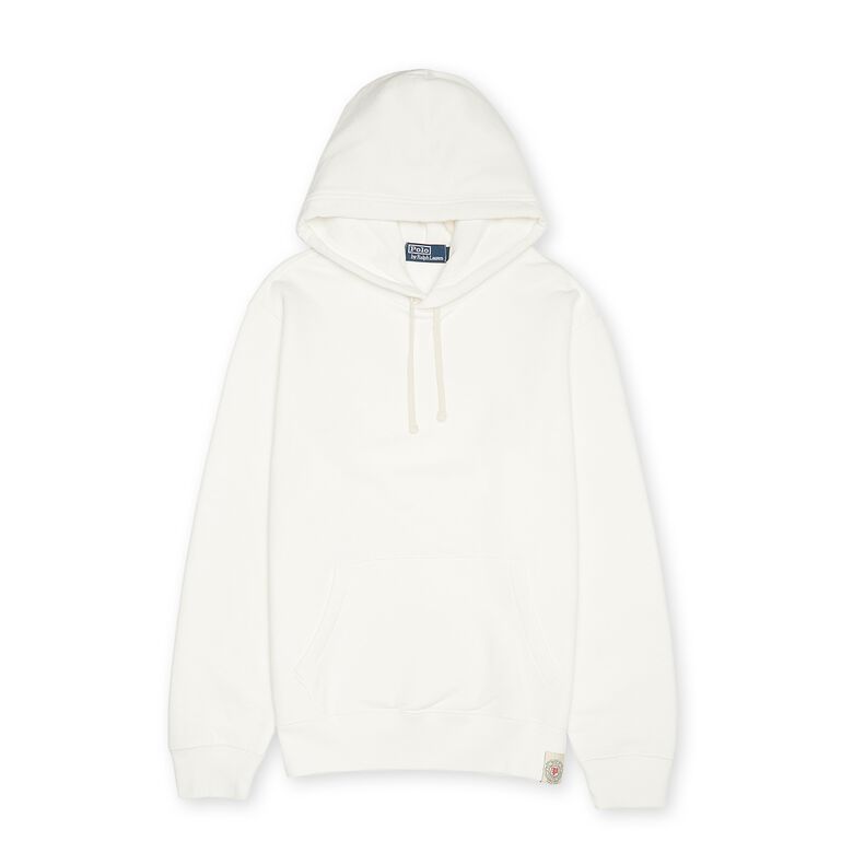 Polo Ralph Lauren Hooded Longsleeve Sweatshirt deckwash white
