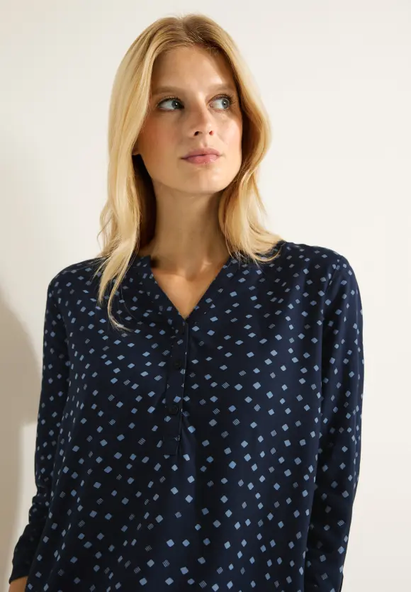 CECIL Bluse mit Punktemuster