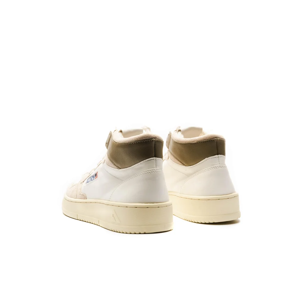 Autry High-Top- mit Label-Details AUMM GS06 / weiss