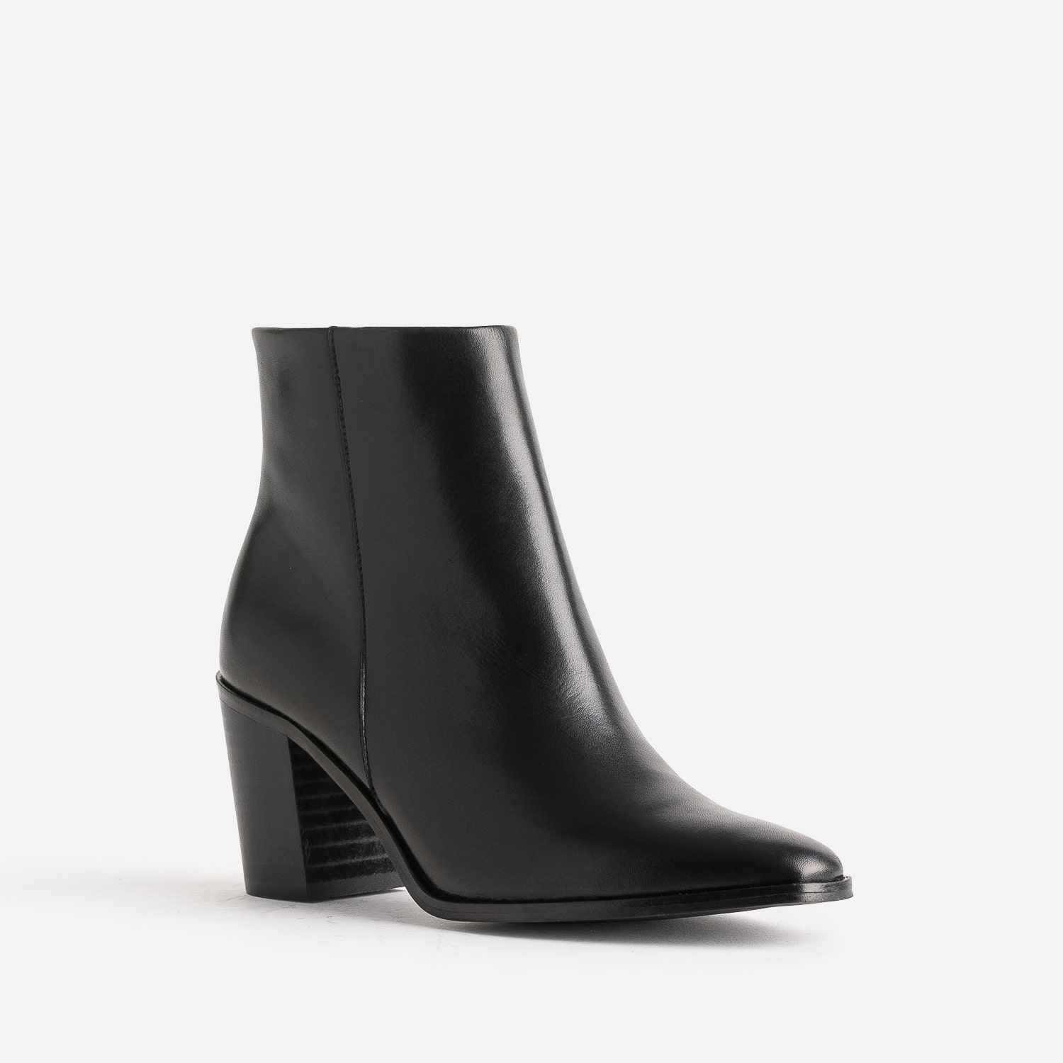 Boots TEXTO noir éco-conçu en cuir