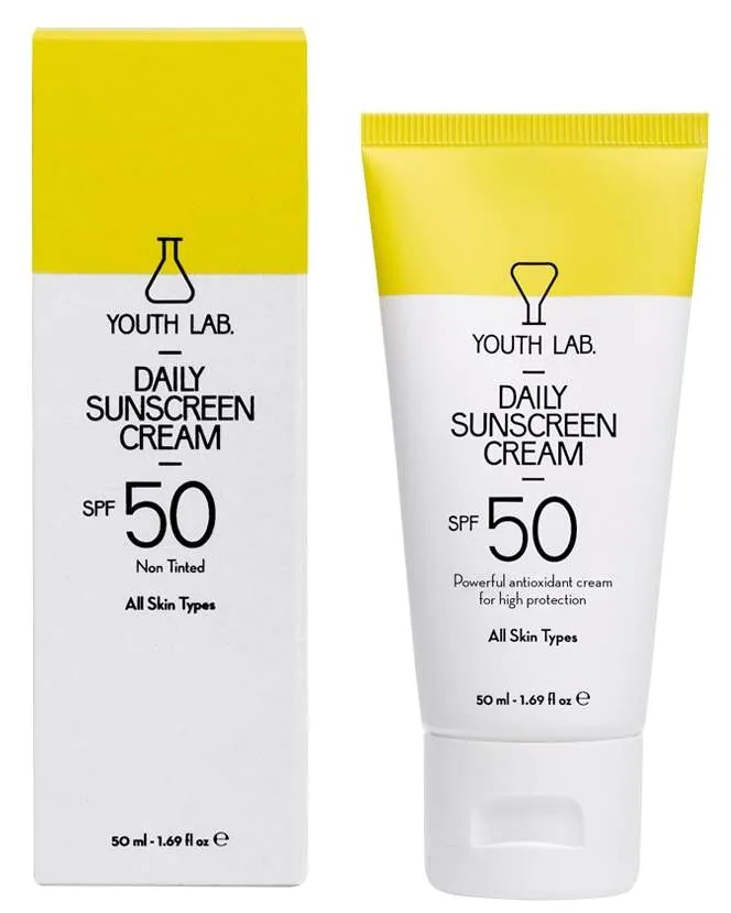 Youth Lab. Dagelijkse zonnebrandgelcrème SPF 50 voor alle huidtypen