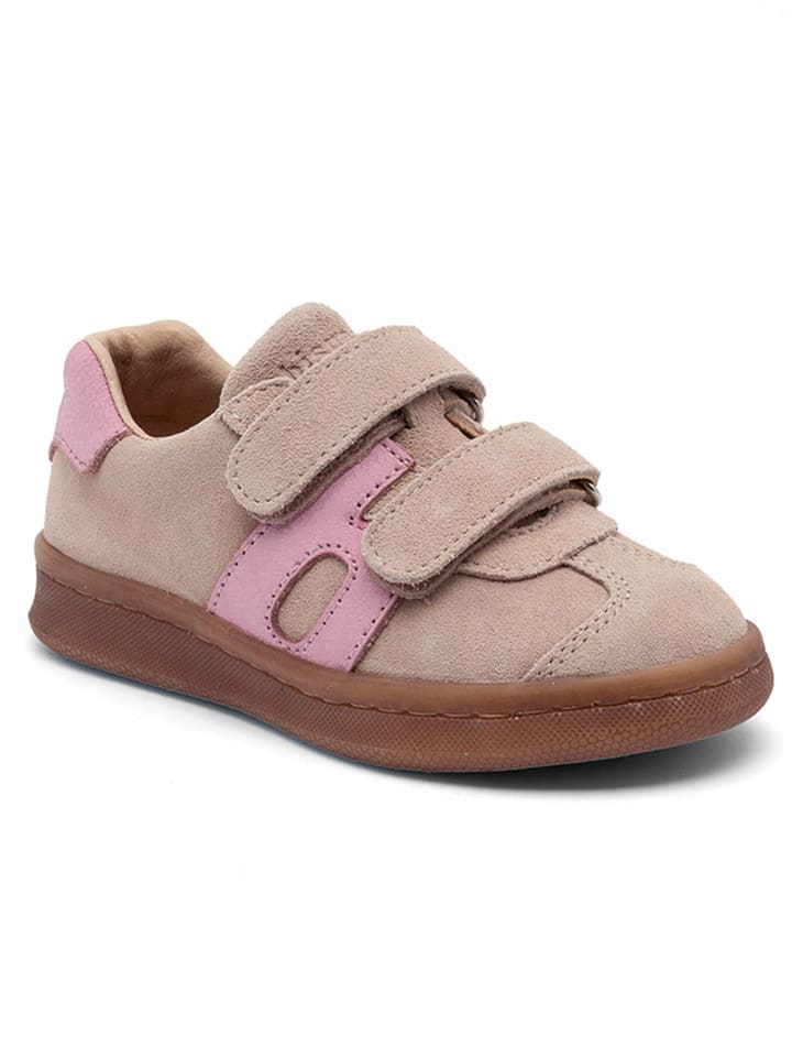 bisgaard Leder-Sneakers in Altrosa günstig kaufen