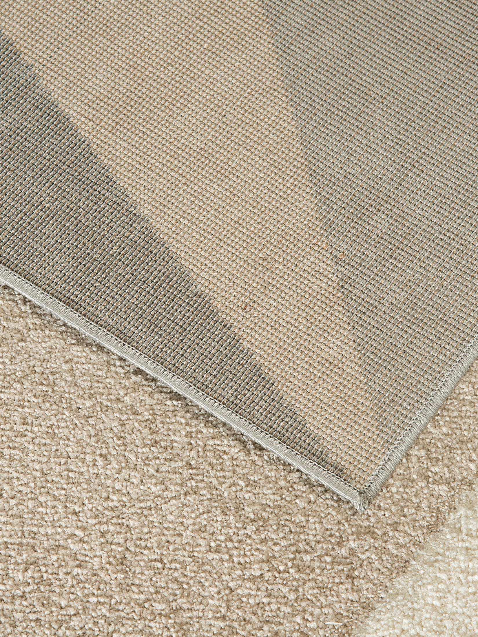 Triogona Moderner Teppich, Grau/Beige