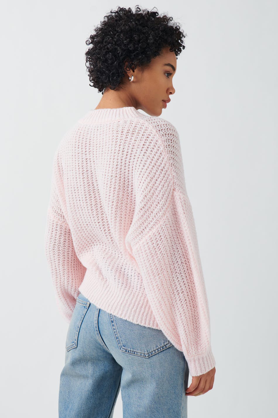 Chunky knitted sweater