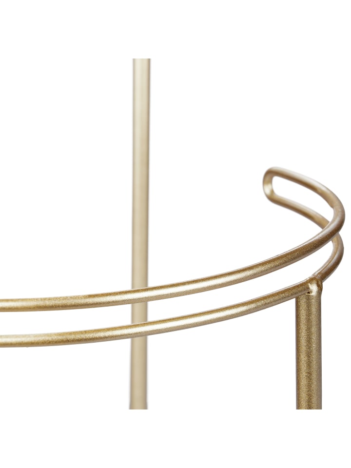 relaxdays Schmuckständer in Gold/ Grau - (H)35 x Ø 18 cm günstig kaufen onesize