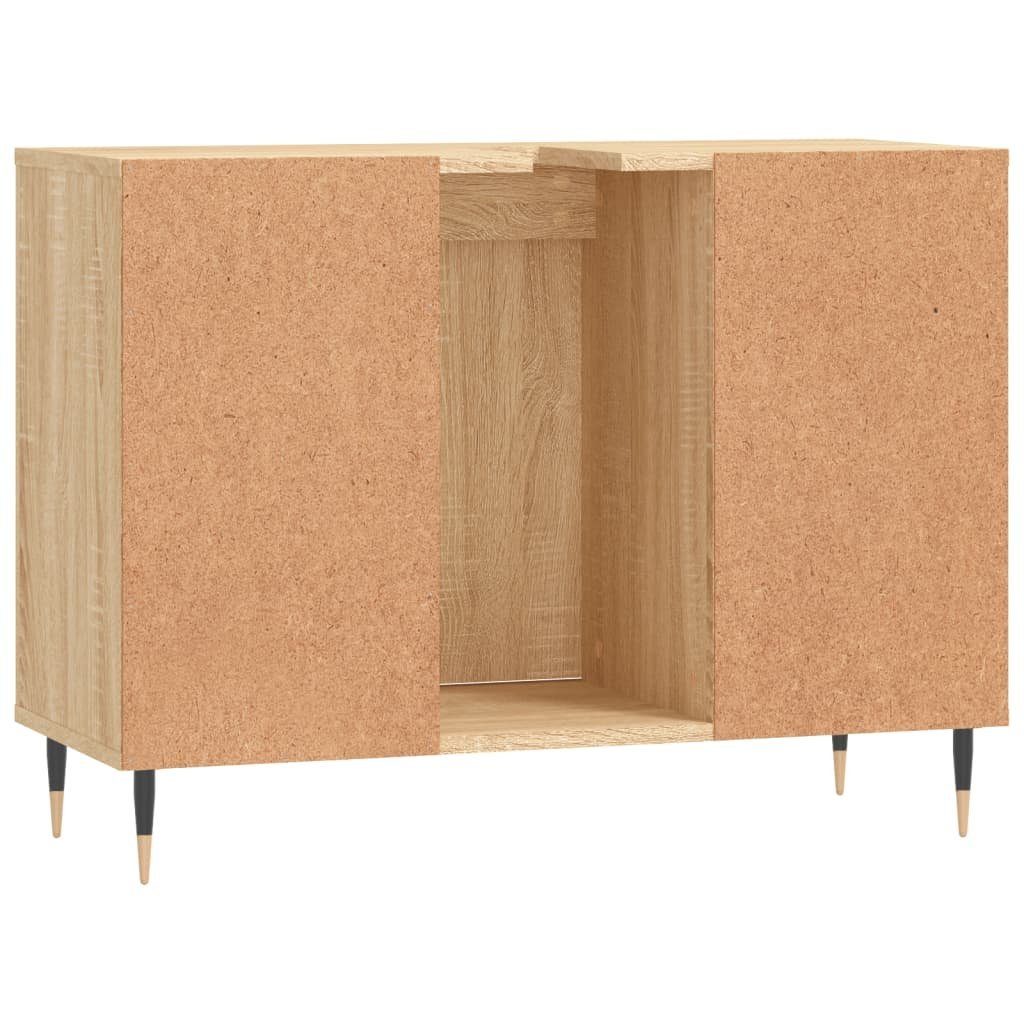 vidaXL Badezimmerspiegelschrank Badschrank Sonoma-Eiche 80x33x60 cm Holzwerkstoff (1-St)