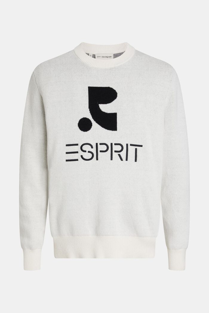 Rundhals-Pullover mit Kaschmir