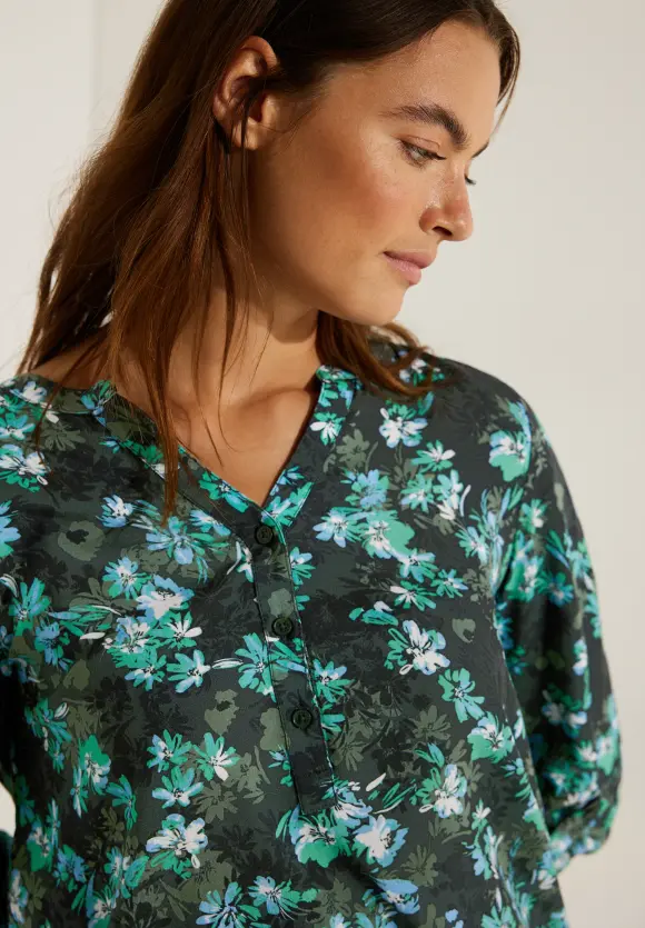 CECIL Viskose Blumenprint Bluse