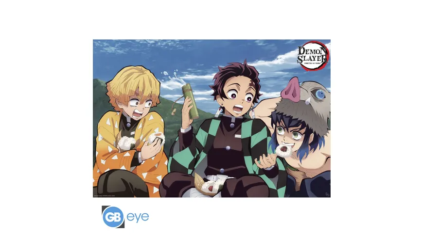 DEMON SLAYER - Poster Maxi 91.5x61 - Tanjiro, Zenitsu, Inosuke