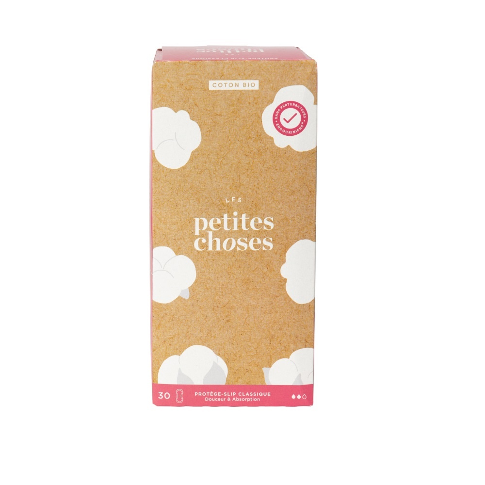 Les petites choses Protège Slip  Classique - Coton Bio Boite de 30 Protège Slip