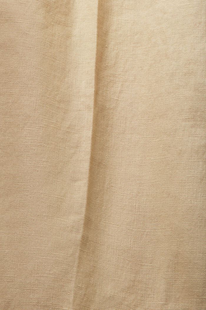 Leinenhose mit weitem Bein
