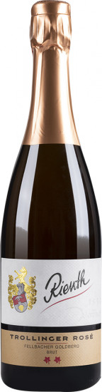 2018 Fellbacher Goldberg Trollinger Rosé** brut - Weingut Rienth