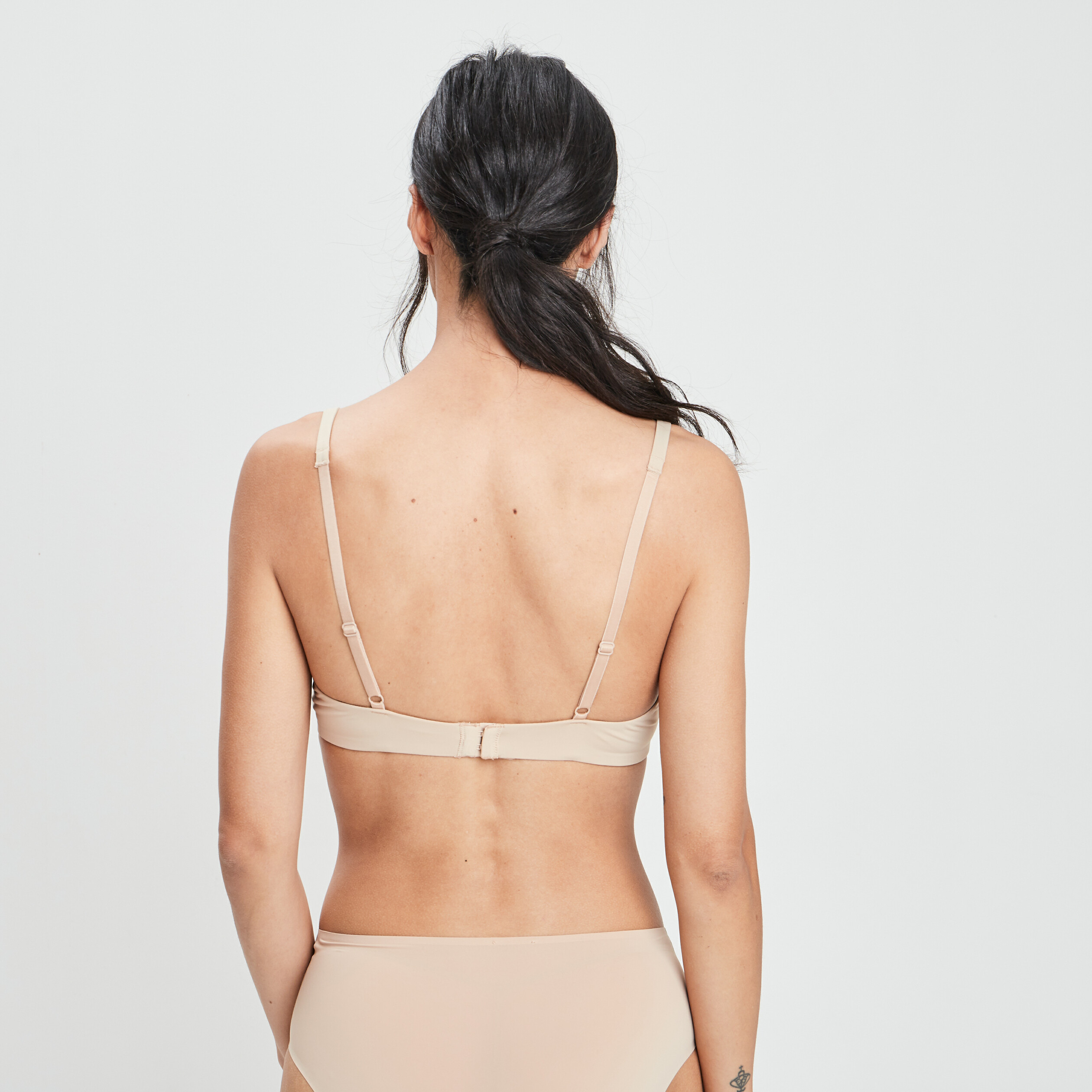 Soutien-gorge triangle microfibre sable femme | La Halle