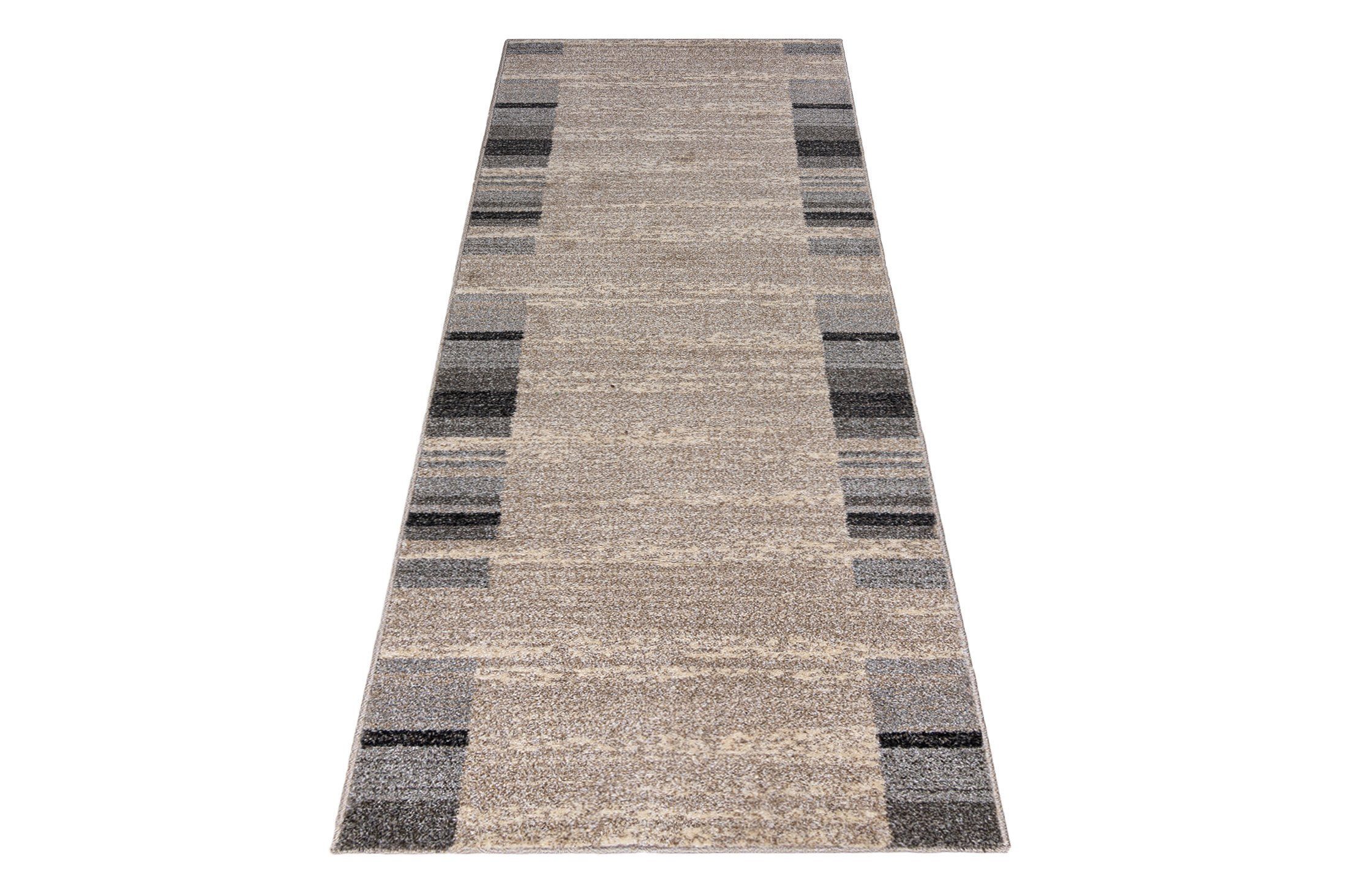 Läufer Läufer Flurläufer Modern für Vorzimmer, Küche - Beige, Mazovia, 120 x 100 cm, Kurzflor, Meterware, Höhe 10 mm, Kurzflor - niedrige Florhöhe