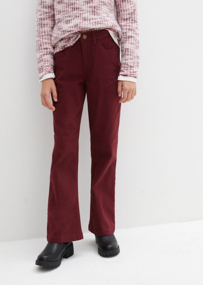 Ausgestellte Mädchen Twillhose