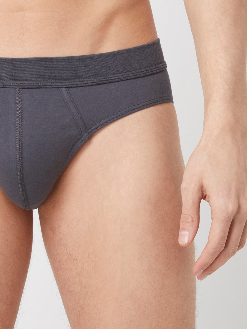 Slip im 3er-Pack in schwarz