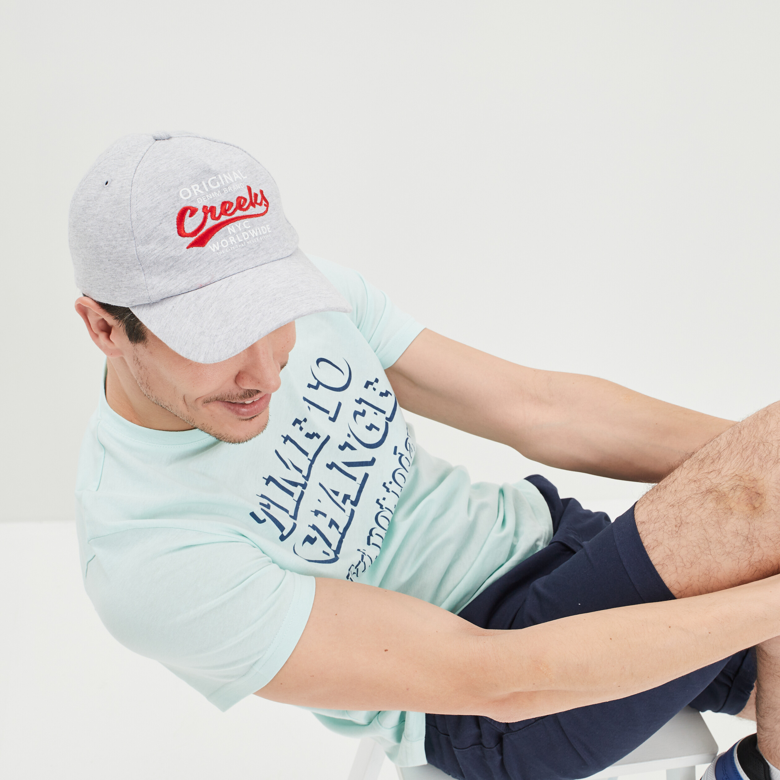 Casquette Creeks gris homme | La Halle