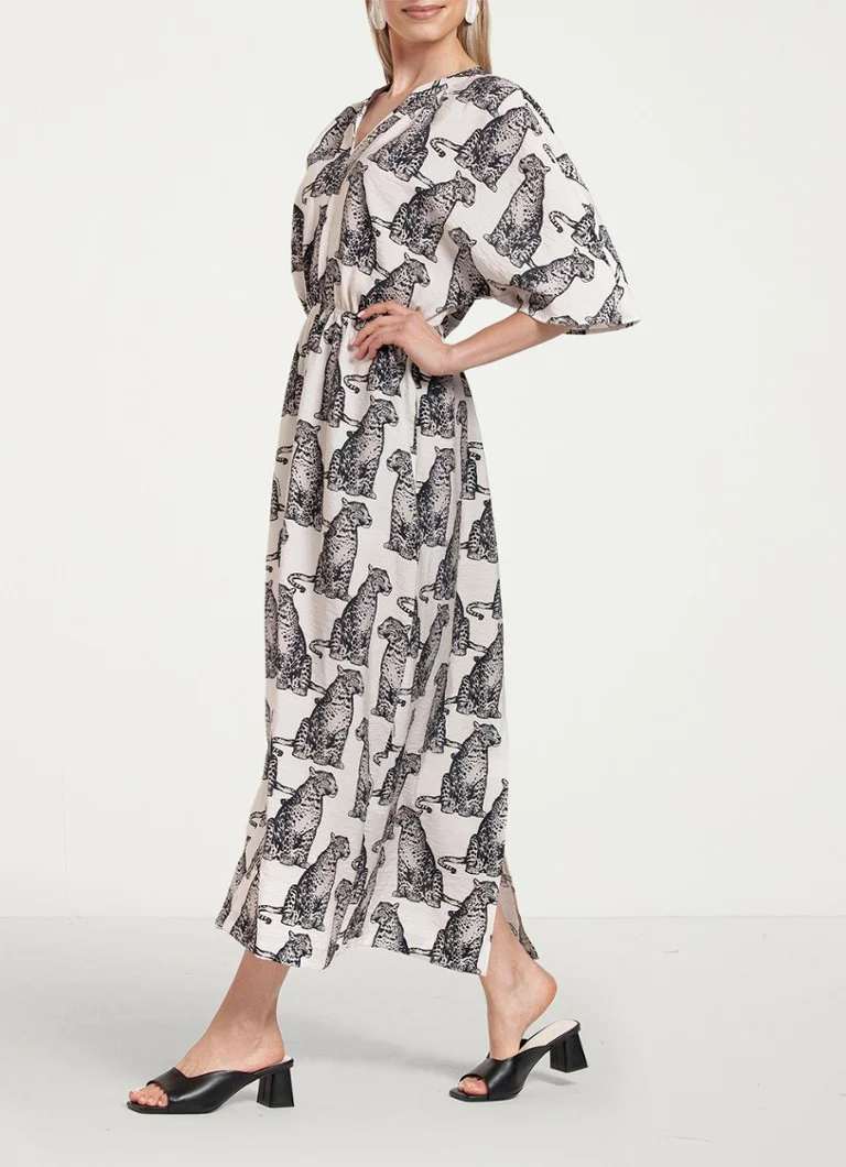 Studio Anneloes Alina midi tunic dress with print