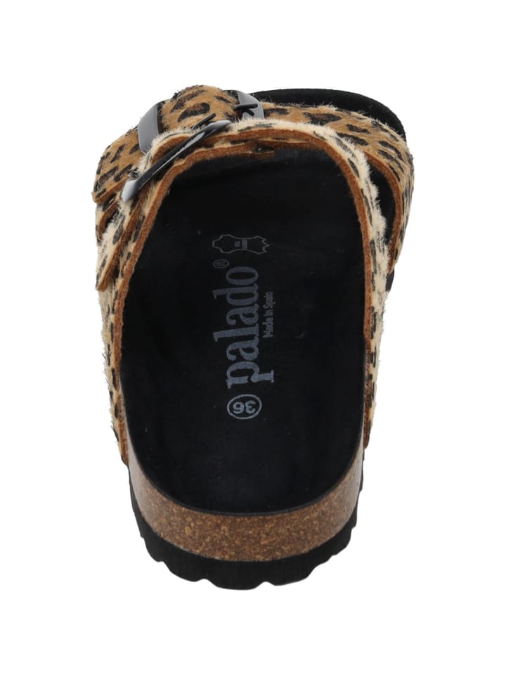 palado Pantoletten in Leo Beige günstig kaufen