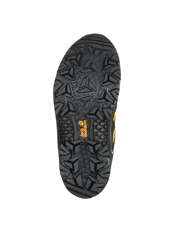 Jack Wolfskin Wanderschuh VOJO TEXAPORE LOW in black / burly yellow günstig kaufen