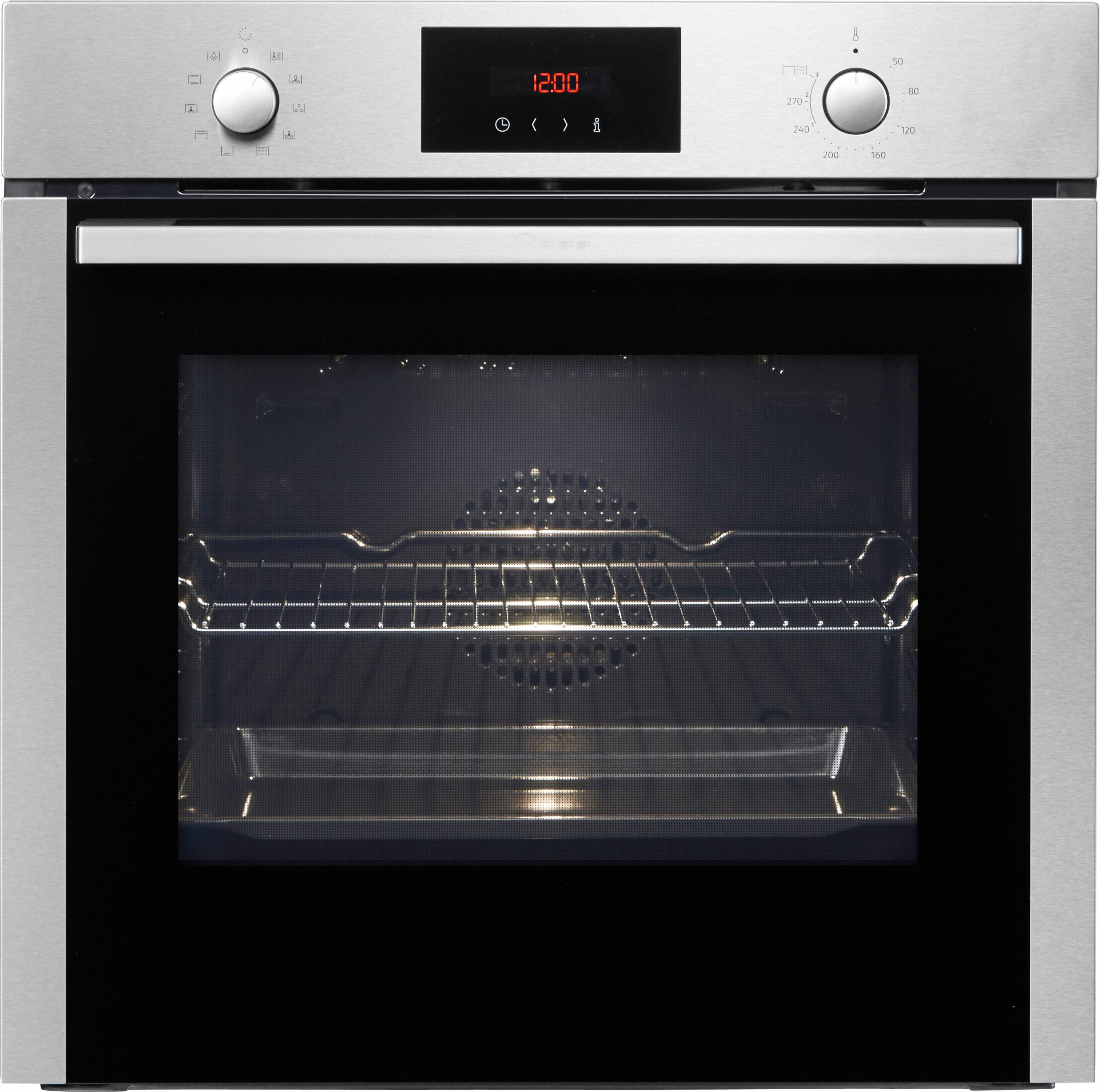 NEFF Pyrolyse Backofen N 30 B2CCG6AN0, mit Teleskopauszug nachrüstbar, Pyrolyse-Selbstreinigung, CircoTherm®-Heißluft