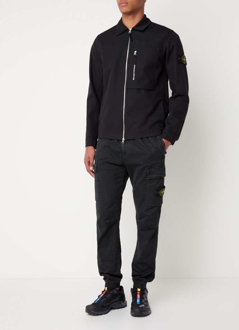 Μπλούζα Stone Island 11103 κανονικής εφαρμογής με τσέπη με φερμουάρ
