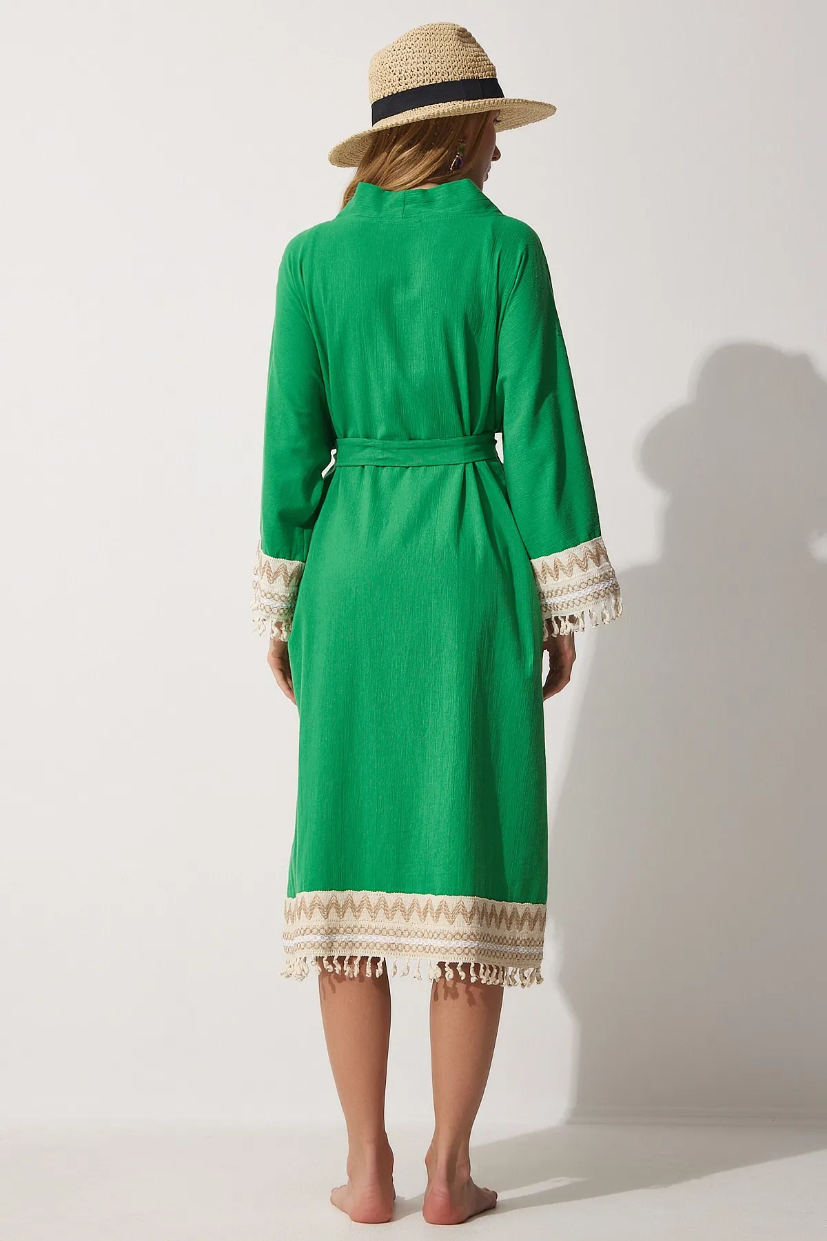 Happiness İstanbul  Kimono & Kaftan - Grün - Regular Fit
