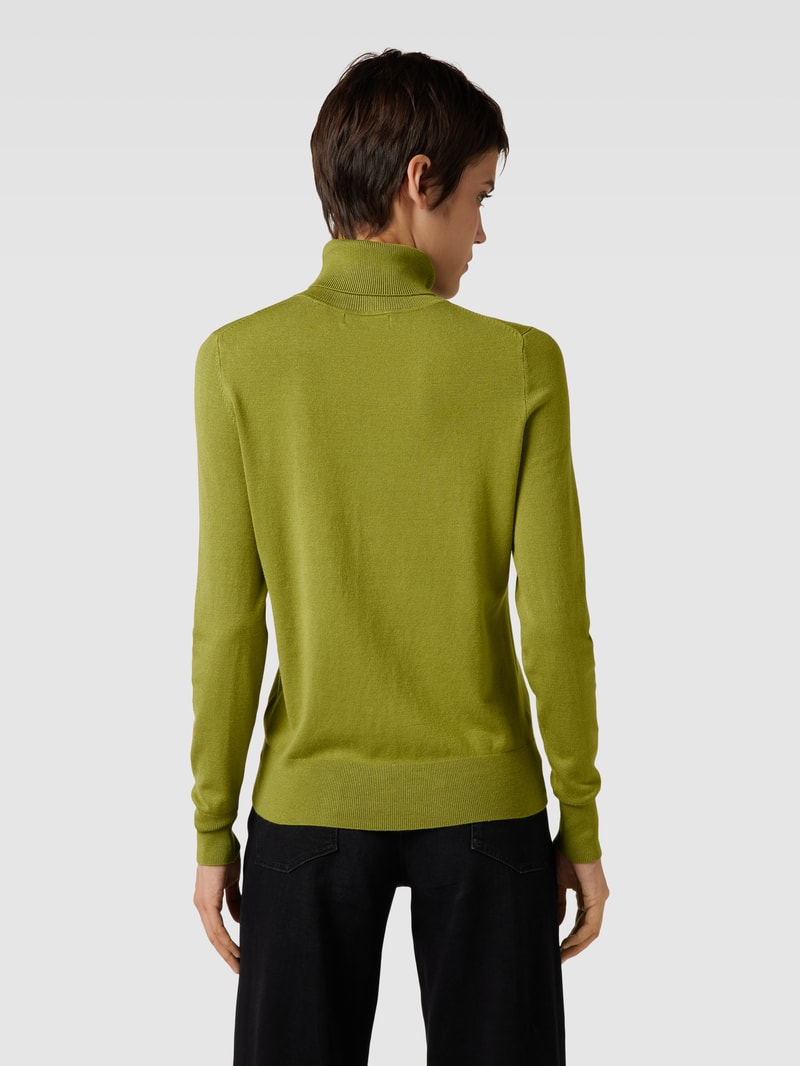 Longsleeve mit Rollkragen in grün