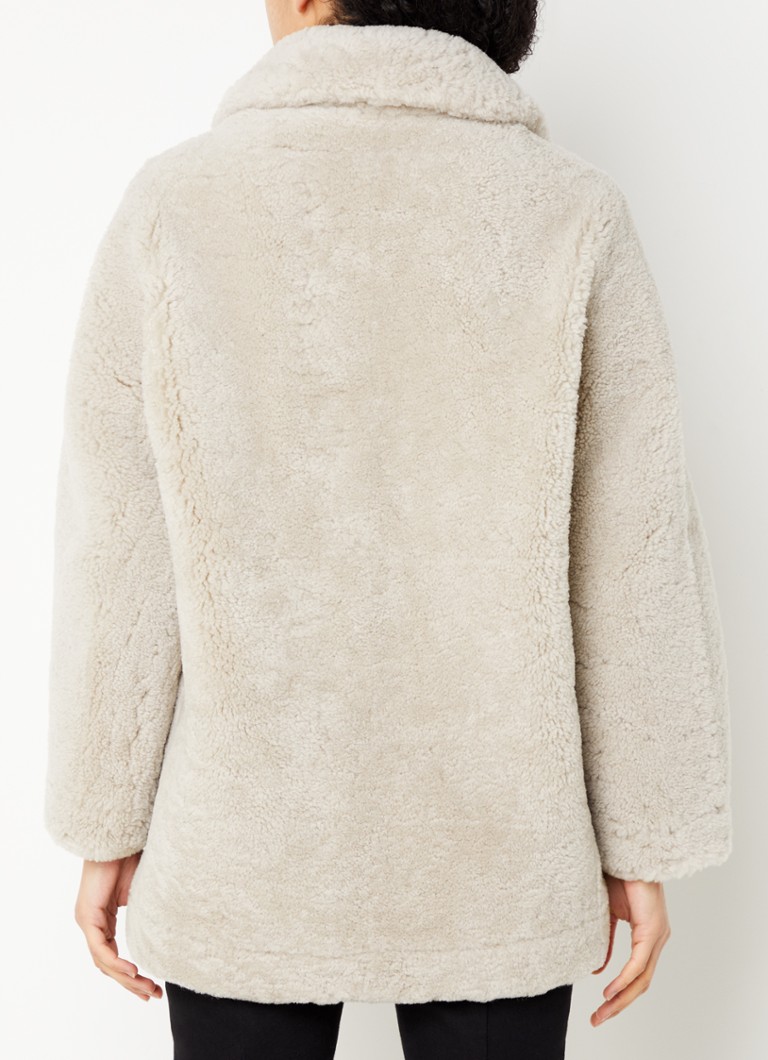 Palton din piele de miel pe două fețe Magdas de Zadig&Voltaire.