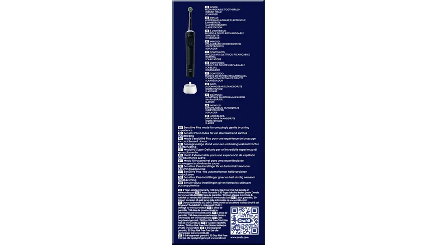 Oral-B Elektrische Zahnbürste Vitality Pro D103 Hangable Box Black