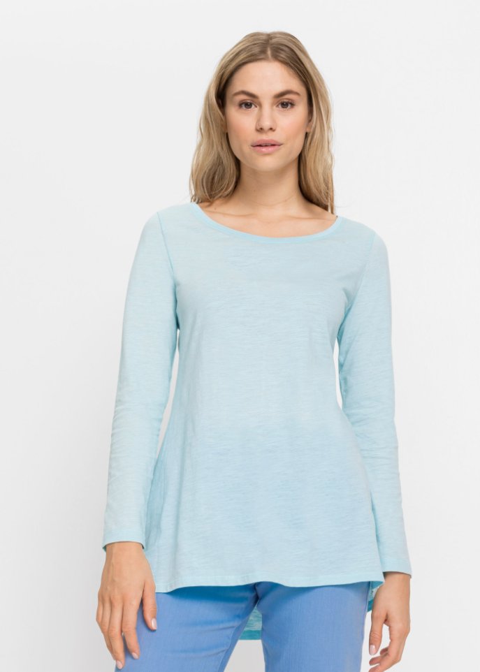 Langarmshirt mit Rundhalsausschnitt