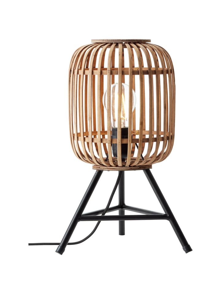 Brilliant Tischleuchte Woodrow ⌀ 30 cm in hellbraun günstig kaufen onesize