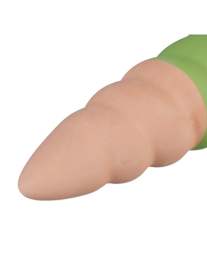 relaxdays 4 x Tonkegel in Terrakotta/ Grün - (H)11,5 x Ø 4,5 cm günstig kaufen onesize