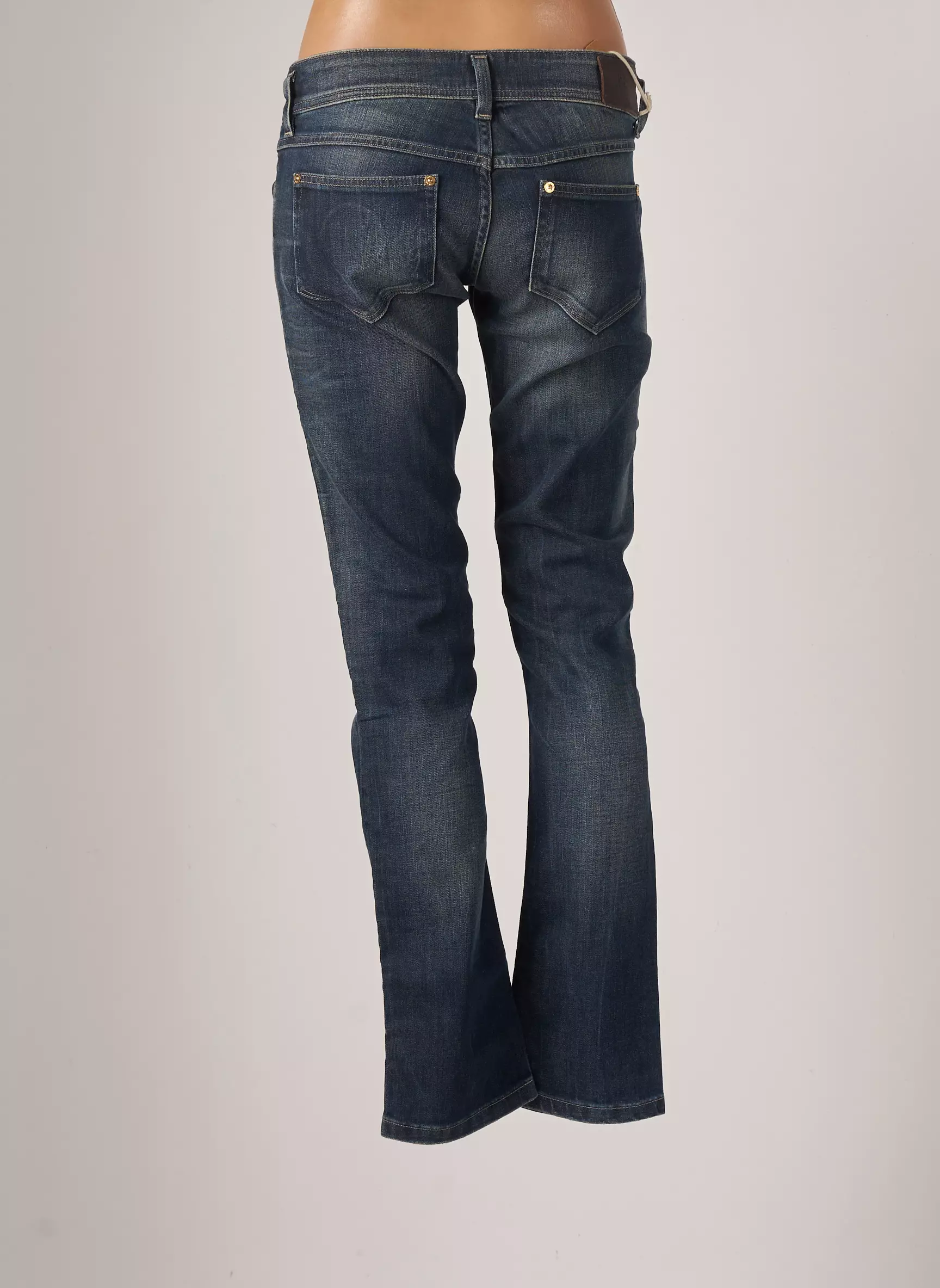 Freesoul Jeans Coupe Droite Femme couleur bleu