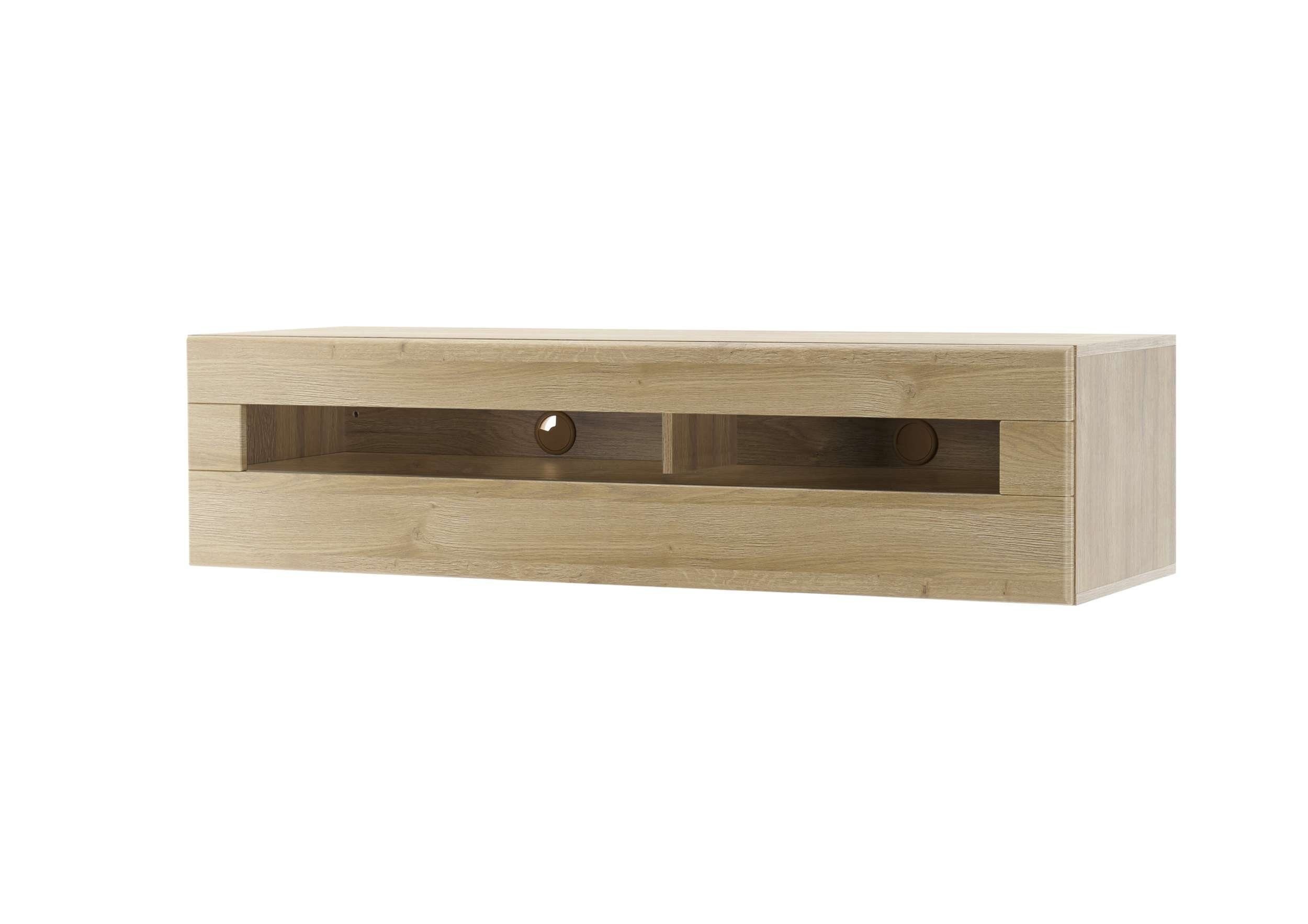 Stylefy Wohnwand Keymen, (Set (5-St), Wohnzimmer-Set), 5-teilig, mit Push-to-Open, MDF, variabel hängbar, Modern Design