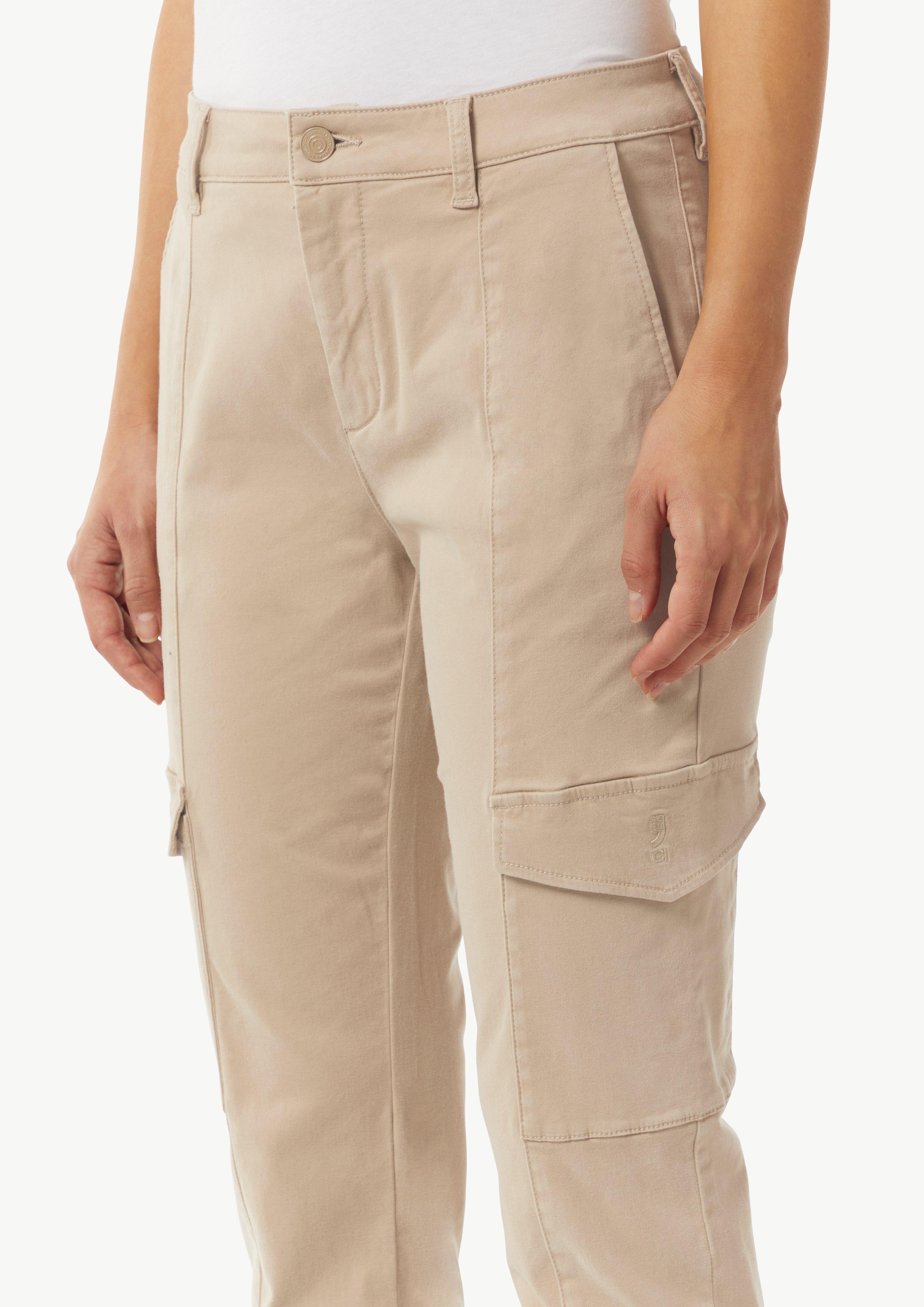 Cargohose mit schmal zulaufendem Bein - sandstein