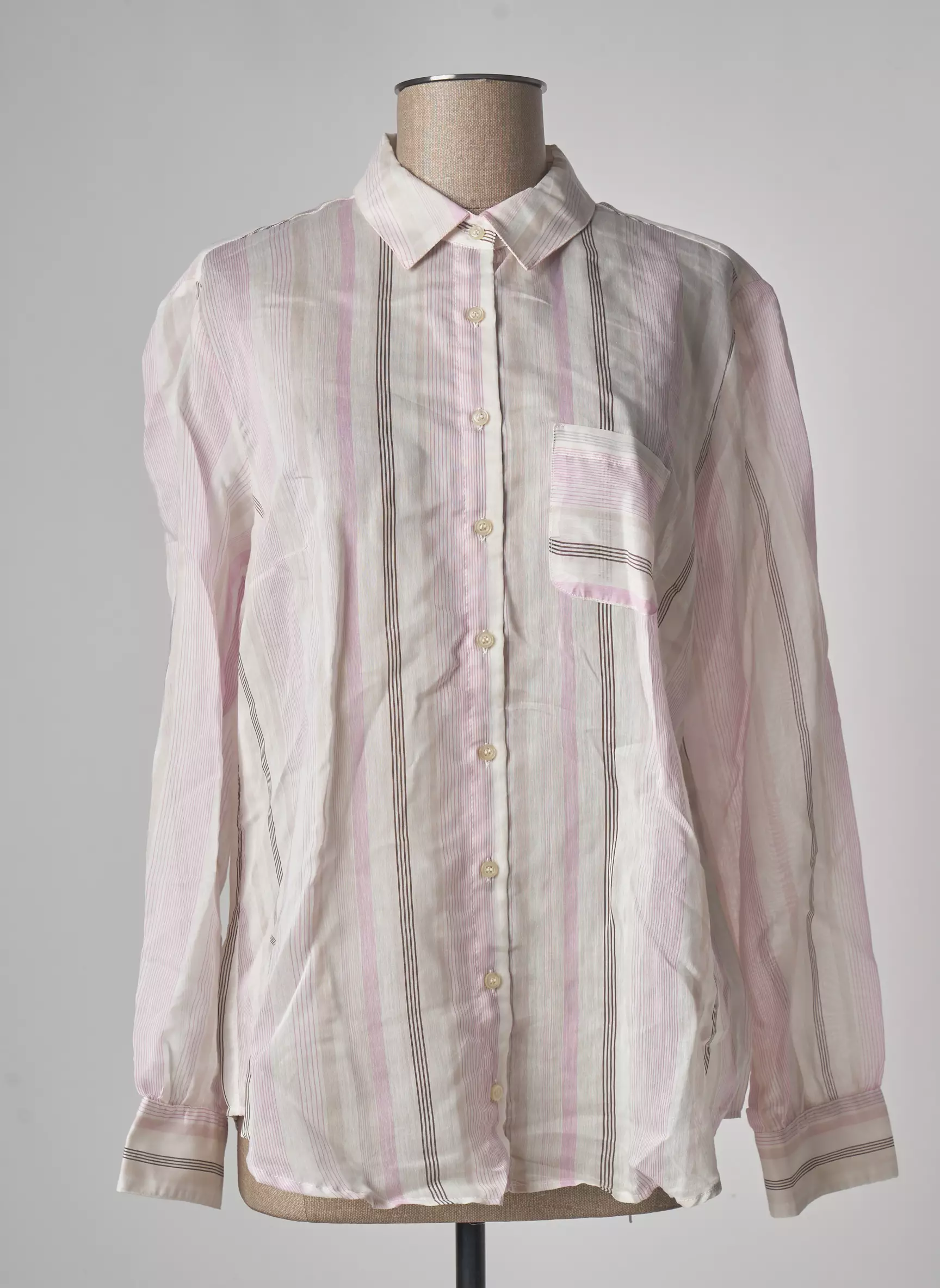 Benetton Chemisiers Femme couleur rose