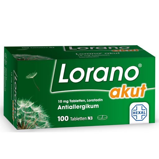 LORANO akut Tabletten  100 St  Tabletten
