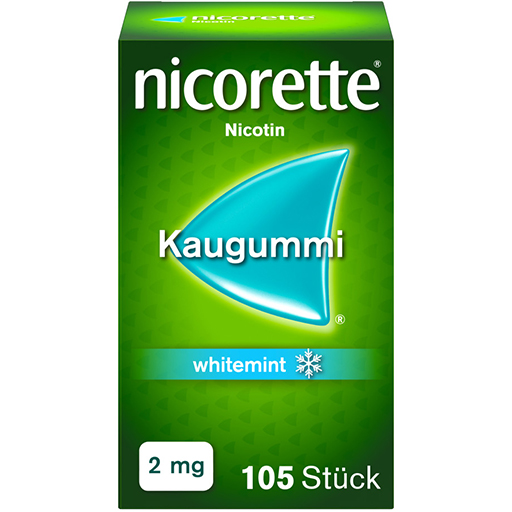 NICORETTE Kaugummi 2 mg whitemint  105 St  Kaugummi
