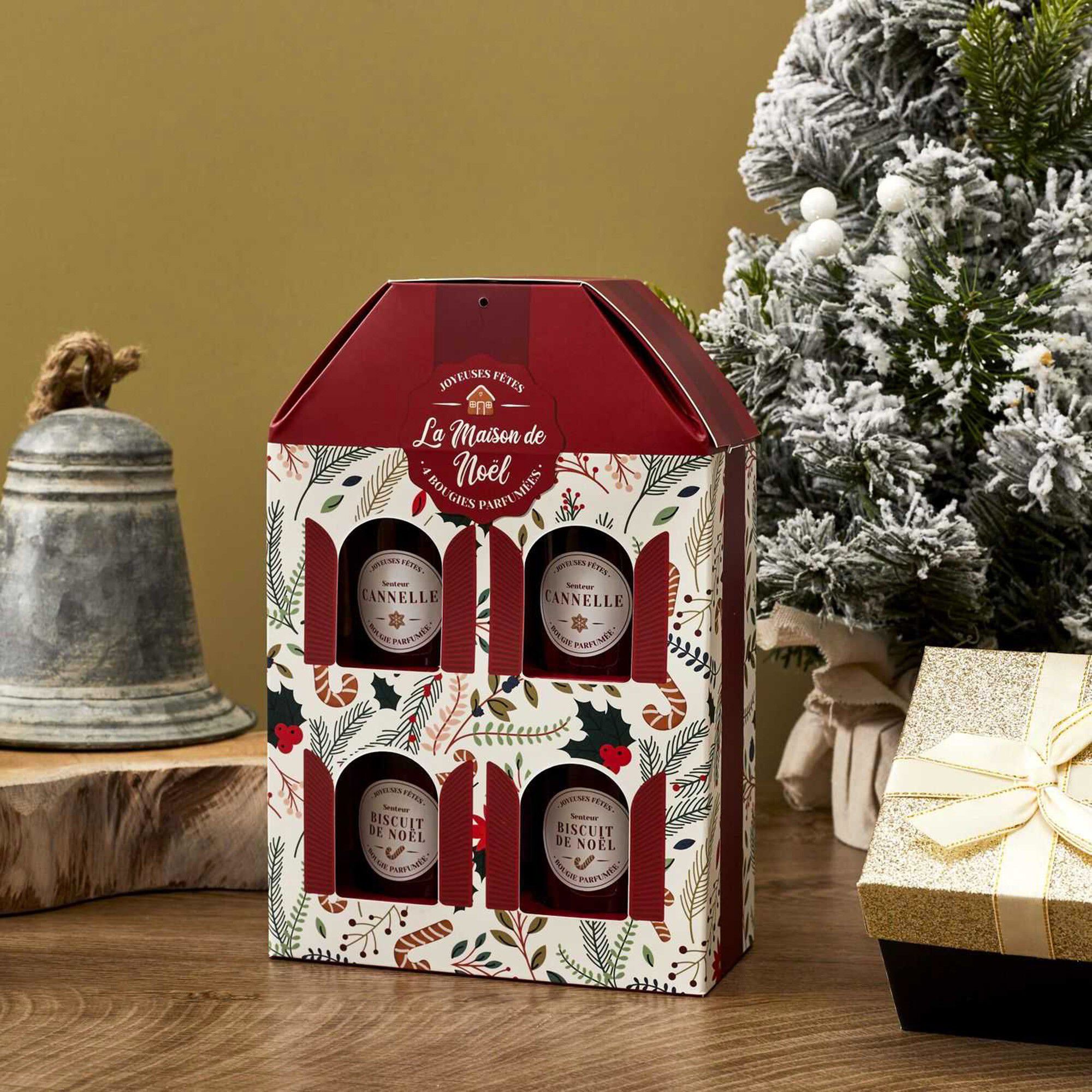 Coffret 4 bougies parfumées