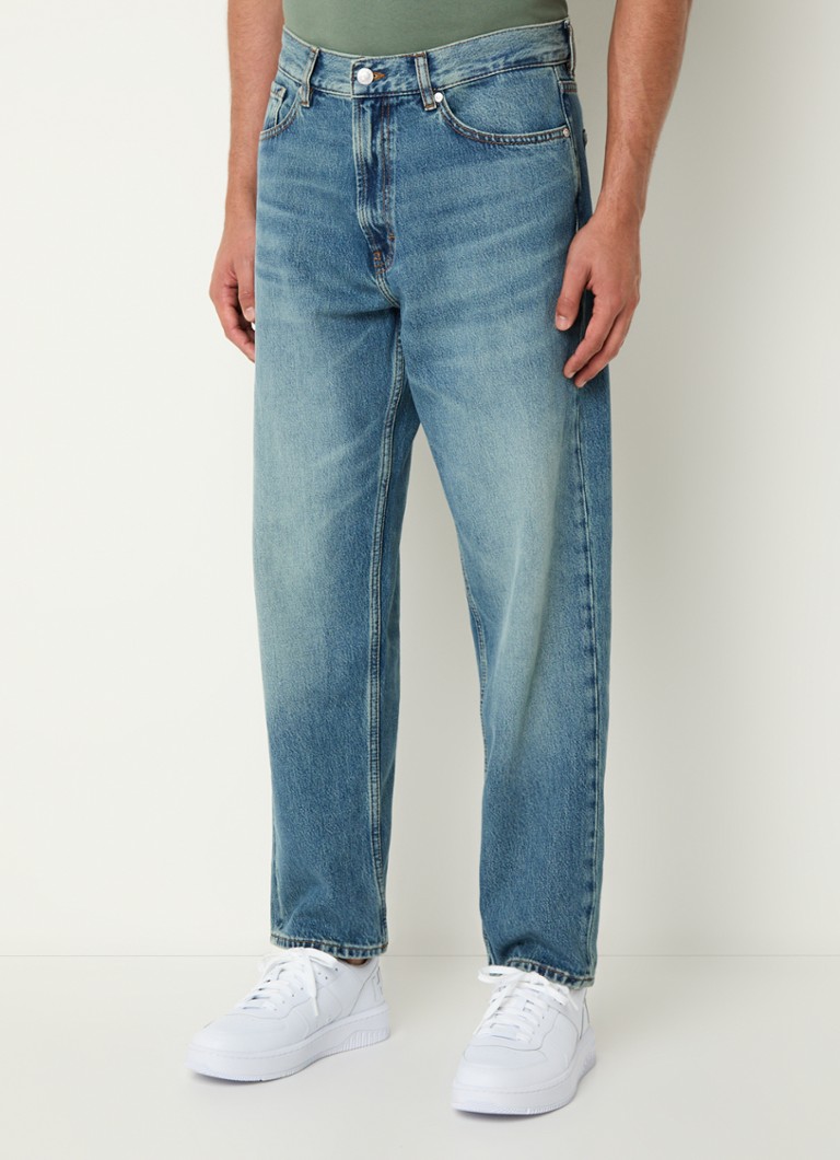 Pantaloni cowboy HUGO BOSS 838, croială dreaptă, spălare medie