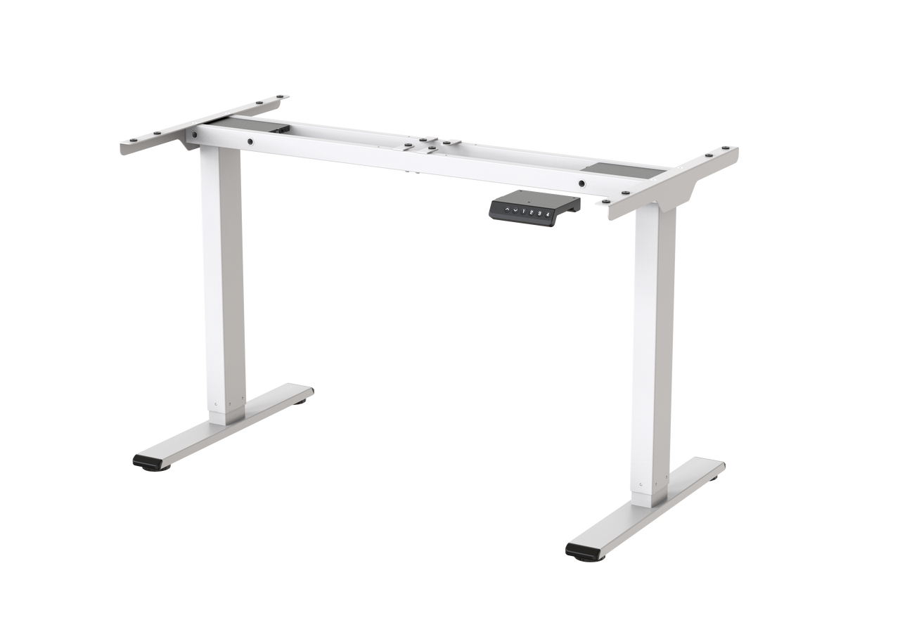 HC Home & Living Elektrisch höhenverstellbares Schreibtischgestell weiß 70-119 cm