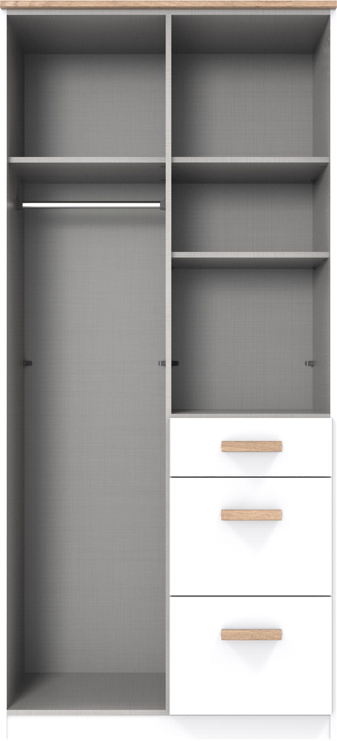 Wimex Kleiderschrank Gotland wahlweise in 91cm oder 135cm Breite